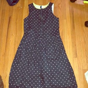 ruffled polka dot dress